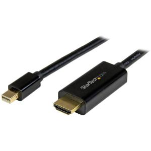 STARTECH.COM LTD MDP2HDMM2MB Mini DisplayPort - HDMI変換ケーブル 2m 4K解像度 UHD対応 ミニディスプレイポート mDP オス - HDMI オス 代引不可｜recommendo