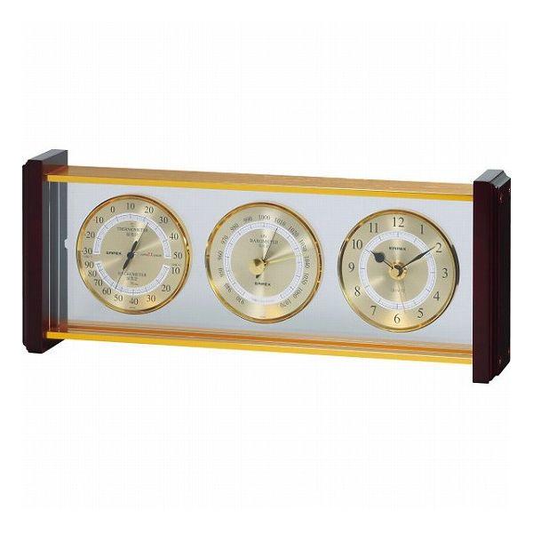 エンペックス スーパーEX気象計・時計 EX-743 室内装飾品 温湿度計 卓上温湿度計 代引不可