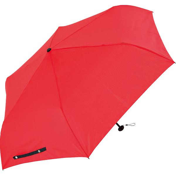 ウォーターフロント ライトカーボン TOKYO JIYUGAOKA 折りたたみ傘 レッド×ブラック ...