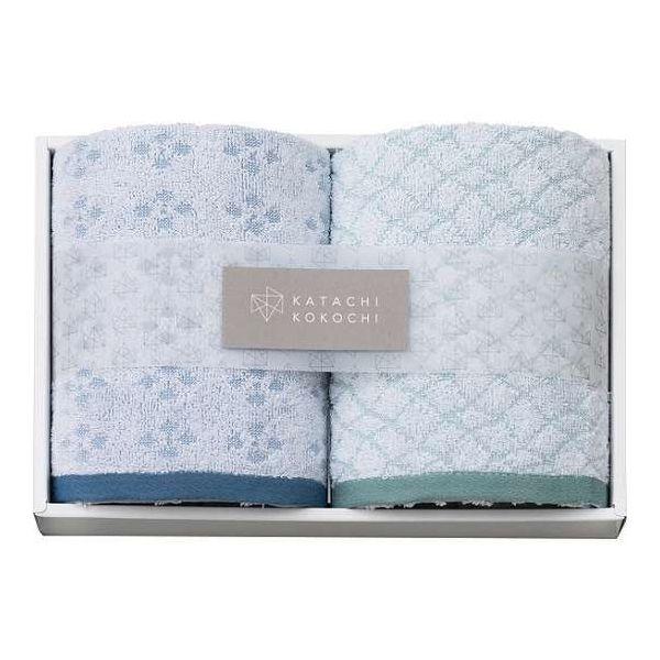 カタチココチ フェイスタオル2枚セット K-20102 代引不可