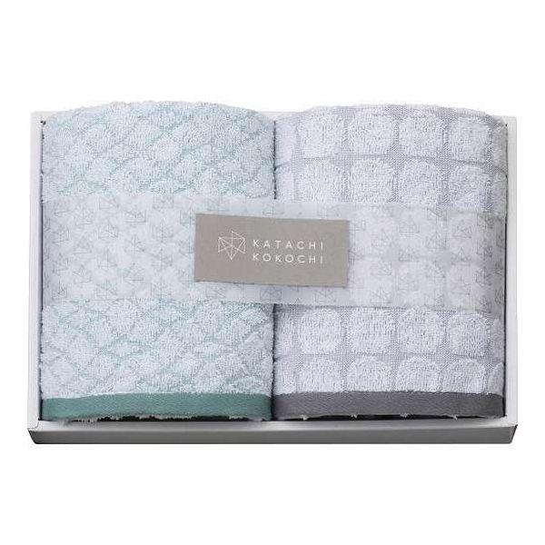 カタチココチ フェイスタオル2枚セット K-20106 代引不可