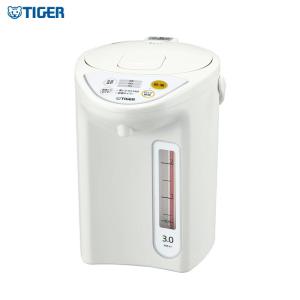 タイガー魔法瓶 マイコン電動ポット 電気ポット 3.0L 電動式 PDR-G301W ホワイト レビュー&報告で洗浄用クエン酸プレゼント｜recommendo