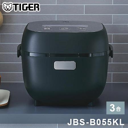 タイガー マイコンジャー炊飯器 3合 JBS-B055KL メタルブラック 炊きたて 炊飯ジャー 一...
