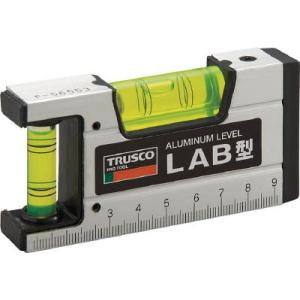 ＴＲＵＳＣＯ 箱型アルミレベル 100ｍｍ LAB-100 測量用品・水平器