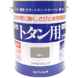 ＡＬＥＳＣＯ カンペ 油性トタン用3Ｌグレー 130-5093 塗装・内装用品・塗料