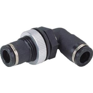 ピスコ チューブフィッティング 隔壁ユニオンエルボ PML6 流体継手・チューブ・チューブ継手