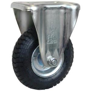 シシク 空気入車輪付キャスター 固定 220ｍｍ AIK-2.50-4 キャスター・特殊環境用キャス...