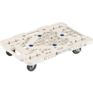 ＴＲＵＳＣＯ ルートバン 400Ｘ600 4輪自在 Ｓ付 白 メッシュタイプ MPK-600JS-W...