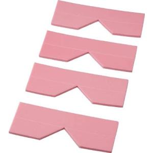 ＴＲＵＳＣＯ エッジクッションテープ コーナー用4枚入 レッド TECC-50R 安全用品・標識・安...