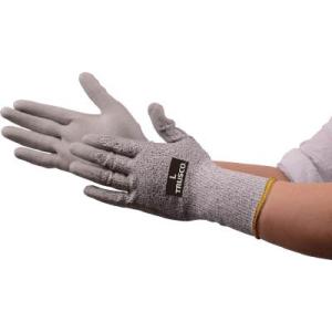 ＴＲＵＳＣＯ 耐切創ロング手袋 ＰＵ ＃3 Ｍ TCRG-3PUL-M 作業手袋・耐切創手袋