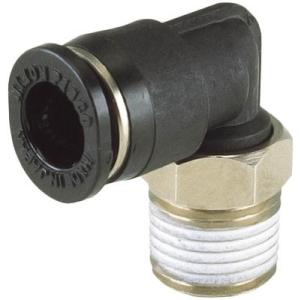 ピスコ チューブフィッティング ミニエルボ PL6-M6M 流体継手・チューブ・チューブ継手