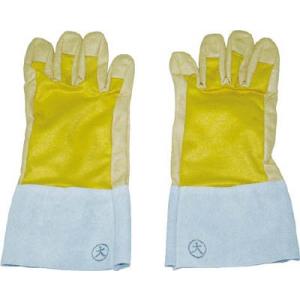 YOTSUGI 保護革手袋 甲部 メッシュ付キ 大 YS1031302