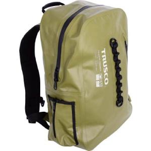TRUSCO 防水ターポリンショルダーバッグ ブラック (489-2780 