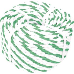 ＴＲＵＳＣＯ 標識ロープ 3つ打 7．5ｍｍ×50ｍ 白・緑 R-950WGN ロープ・ひも・標識ロ...