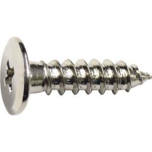 トラスコ中山 TRUSCO 超低頭タッピングねじ ニッケルメッキ M3X10 30本入 TFTN0310