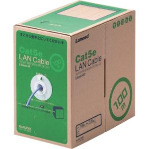 エレコム EU RoHS指令準拠LANケーブル CAT5E 100m パープル LDCT2PU100RS｜recommendo