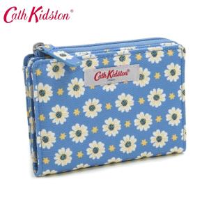 Cath Kidston 折り財布 SLIM POCKET PURSE 982986 105970517811102 レディース CORNFLOWER BLUE  DAISY STAR キャスキッドソン 送料無料｜recommendo