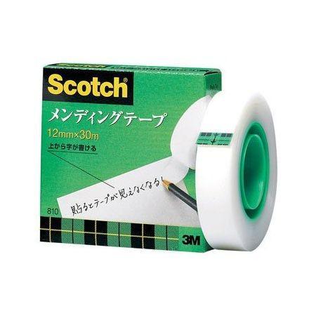 3M スリーエム 3M メンディングテープ 12mmX30m 巻芯径25mm 810112