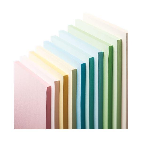 （まとめ） 長門屋商店 Color Paper A3 中厚口 浅黄 ナ-1211 1冊（100枚） ...