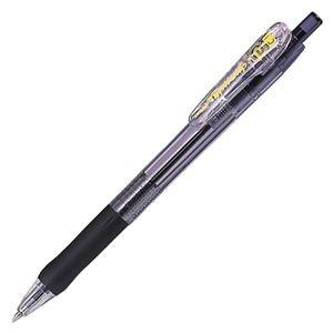 (まとめ) ゼブラ 油性ボールペン タプリクリップ 1.0mm 黒 BNB5-BK 1本 〔×60セ...