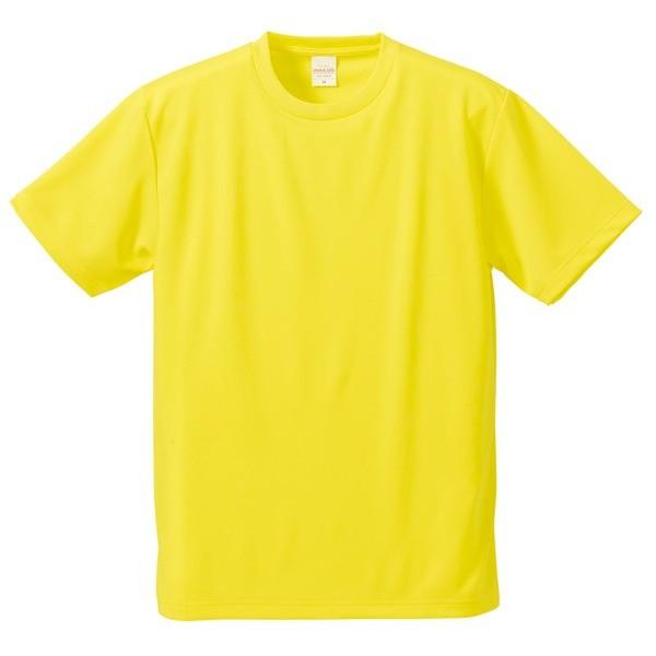 UVカット・吸汗速乾・5枚セット・4.1オンスさらさらドライ Tシャツ イエロー XXXXL 代引不...