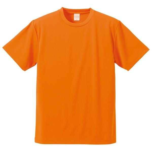 UVカット・吸汗速乾・5枚セット・4.1オンスさらさらドライ Tシャツ オレンジ S 代引不可