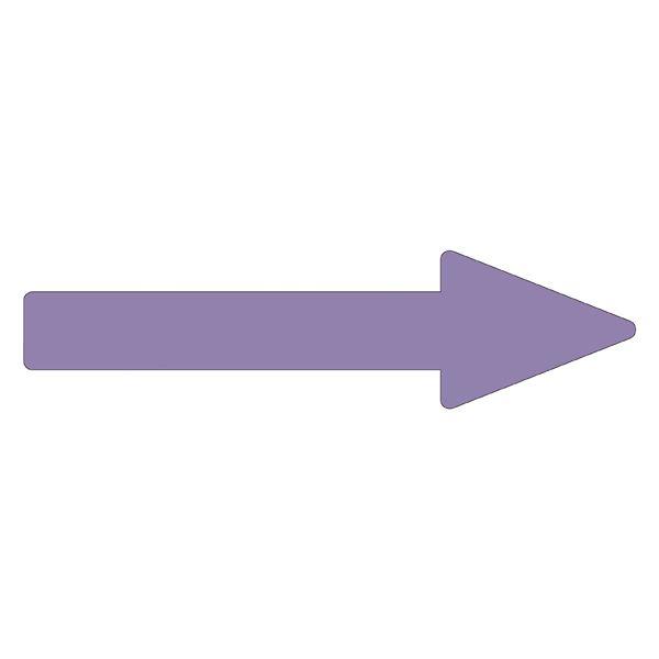 配管識別方向表示ステッカー →(灰紫) 貼矢69 (2.5P 5/5) 〔10枚1組〕 代引不可