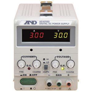 A＆D(エーアンドデイ)電子計測機器 直流安定化電源(30V、3A)AD-8735D 代引不可