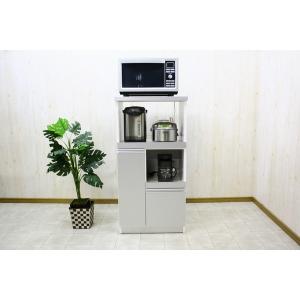 米びつ付きレンジ台 幅60 「ファインキッチン」CD-304W （キッチン収納