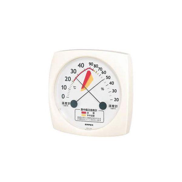 EMPEX 生活管理 温度・湿度計 食中毒注意計 TM-2511 ホワイト 代引不可