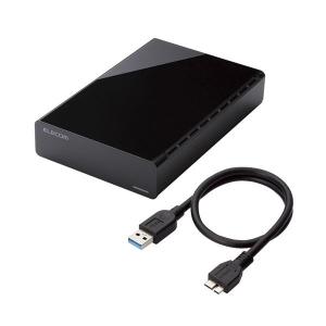 エレコム 外付けハードディスク e：DISK USB3.0対応 2TB ELD-CED020UBK 代引不可｜recommendo