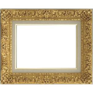 油絵額縁／油彩額縁 〔F4 ゴールドアクリル〕 黄袋 吊金具付き 高級感