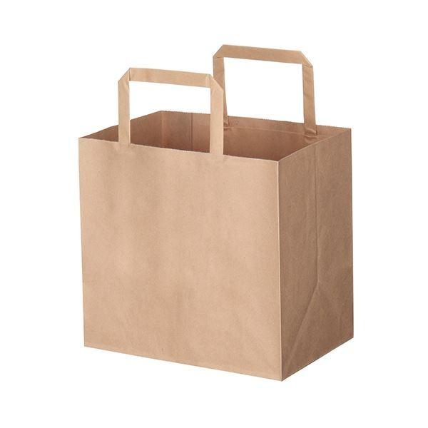 （まとめ） HEIKO Hフラットチャームバッグ220-1 茶 #003277301 1パック（50...