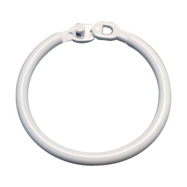 （まとめ） TRUSCO 樹脂製カードリング5.0mm×Φ50mm TKRJ-50 1パック（10個...