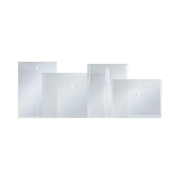 （まとめ）G-Aim エンベロープホルダーA4タテ クリア マチ付 YF-980 1枚 〔×50セッ...