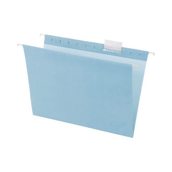 TANOSEE ハンギングフォルダーA4 ブルー 1セット(50冊:5冊×10パック) 代引不可