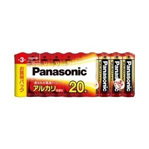 パナソニック（家電） アルカリ乾電池 単3形 20本シュリンクパック 代引不可