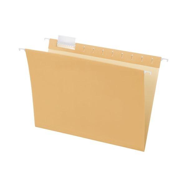 (まとめ）TANOSEE ハンギングフォルダーA4 クリーム 1セット(50冊:5冊×10パック)〔...