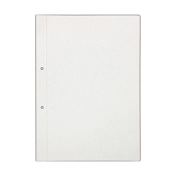 (まとめ) TANOSEE 板目表紙 A4タテ 2穴 業務用パック 1パック（50組100枚） 〔×...