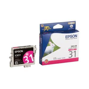 (まとめ) エプソン EPSON インクカートリッジ マゼンタ ICM31 1個 〔×10セット〕 代引不可｜recommendo