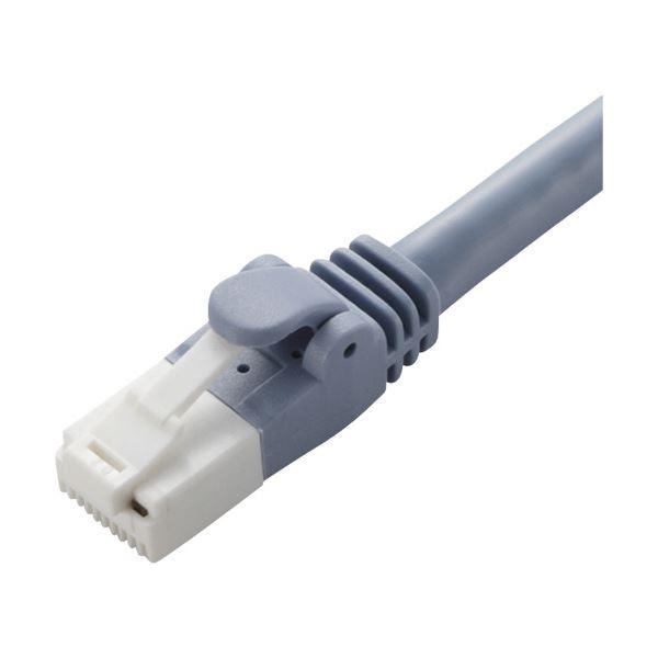 (まとめ) エレコム ツメ折れ防止LANケーブル（Cat6A対応） ブルー 2.0m LD-GPAT...