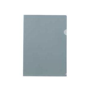 (まとめ) テージー カラークリアフォルダー A4クリスタルグレー CC-141A-22 1パック(...