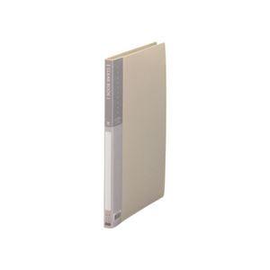 (まとめ) TANOSEE クリヤーブック（クリアブック） A4タテ 20ポケット 背幅17mm グ...