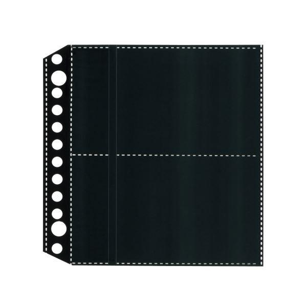 (まとめ) ライオン事務器名刺ポケット(両面ポケット)［ちょい足しポケット］ 2・12穴 両面4ポケ...