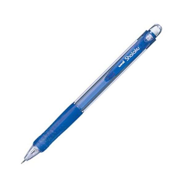 (まとめ) 三菱鉛筆 シャープ SHARPペンシル VERYシャ楽 0.5mm (軸色 透明青) M...
