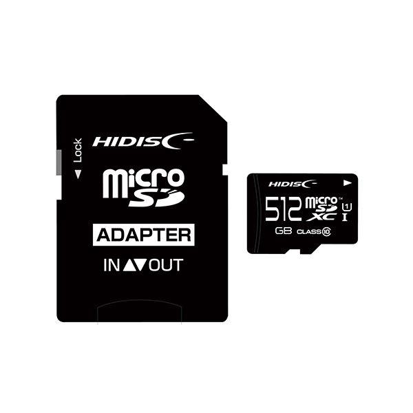 HIDISC microSDXCカード 512GB A2 V30 CLASS10 UHS-1 Spe...