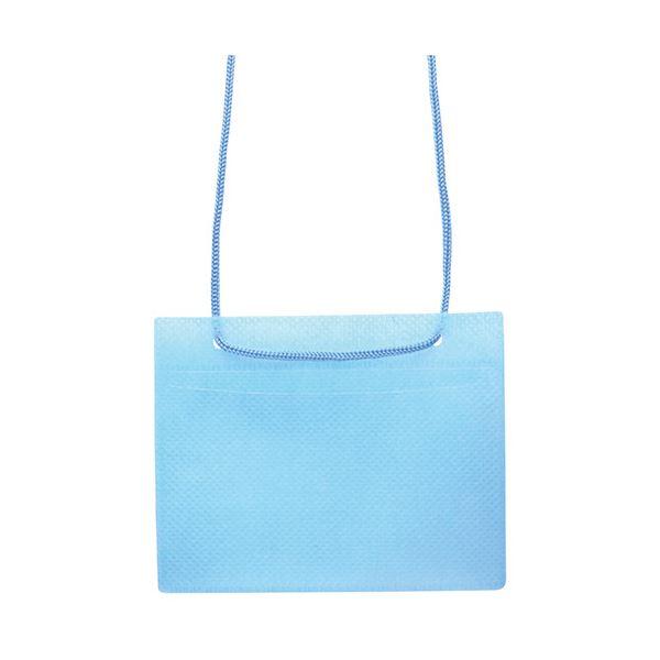 （まとめ）ソニック カラーイベント吊下げ名札名刺サイズ 青 VN-849-B 1パック（50個）〔×...