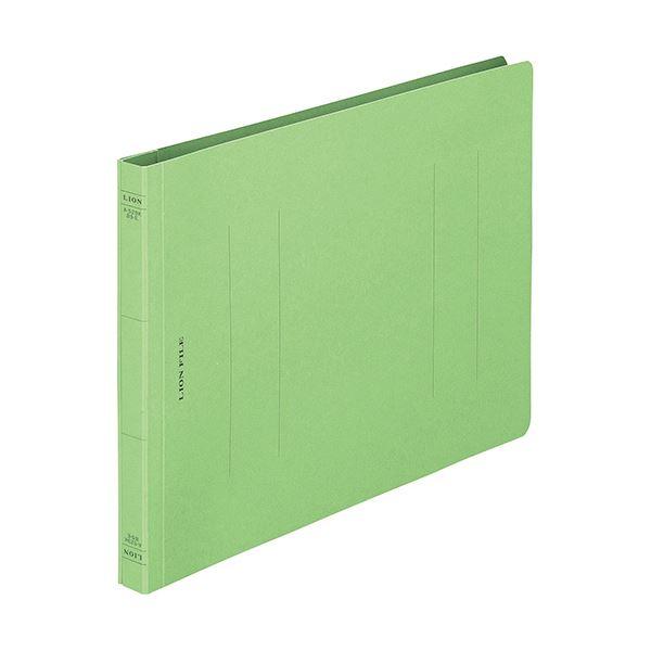 （まとめ）ライオン事務器 フラットファイル（環境）樹脂押え具 B5ヨコ 150枚収容 背幅18mm ...
