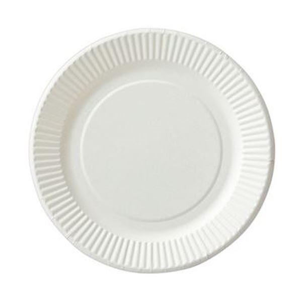 （まとめ）ペーパーウェア ペーパープレート18cm T-7SE 1セット（250枚：50枚×5パック...