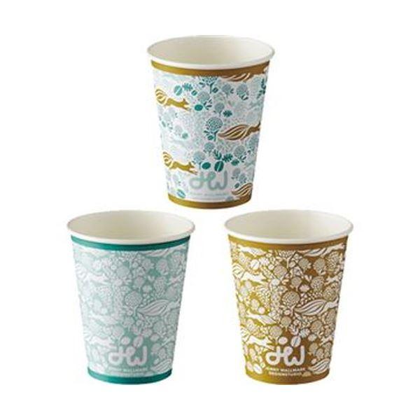 （まとめ）TANOSEE 厚紙タンブラークローバー＆フォックス 280ml（9.5オンス）1セット（...